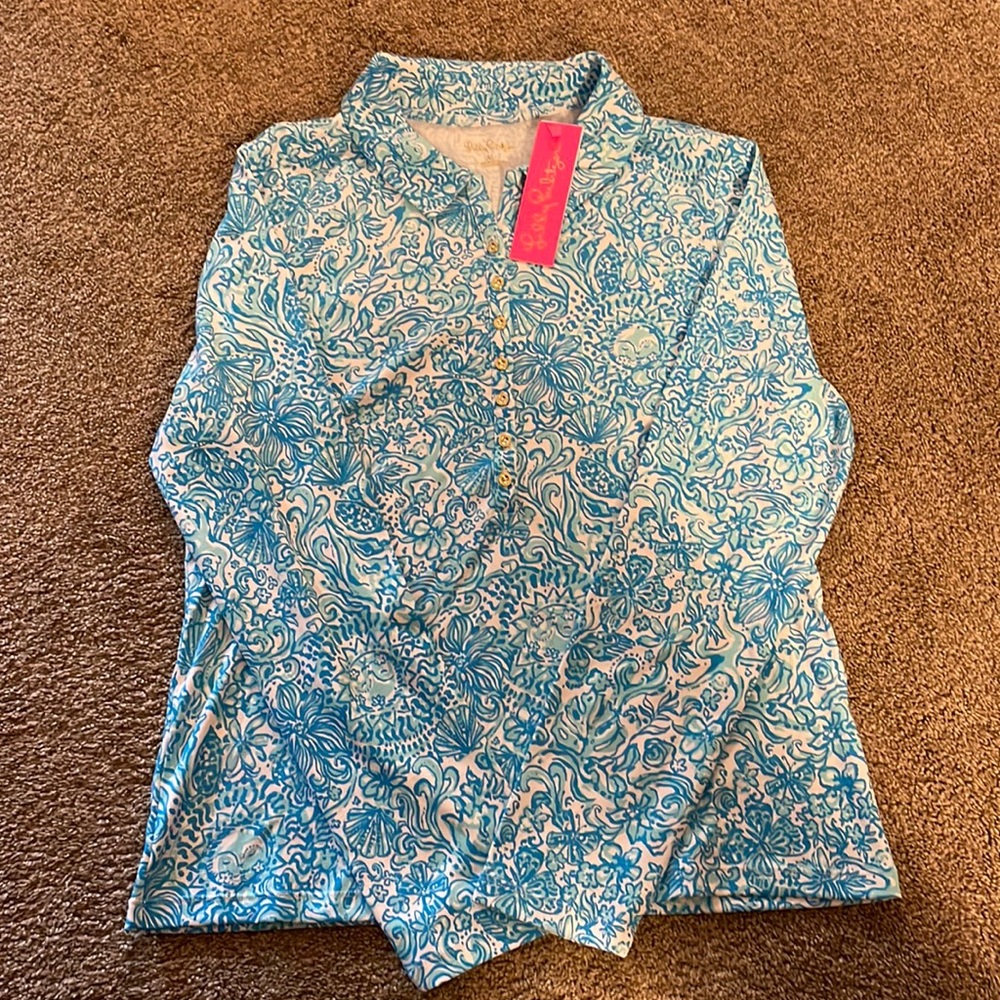 NWT Lilly Pulitzer Reema Long Sleeve Top